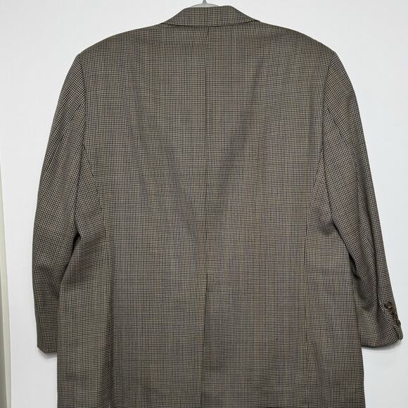 Lauren Ralph Lauren Sport Coat Mens 44R Houndstooth Two Button Single Vented VTG - Picture 11 of 12